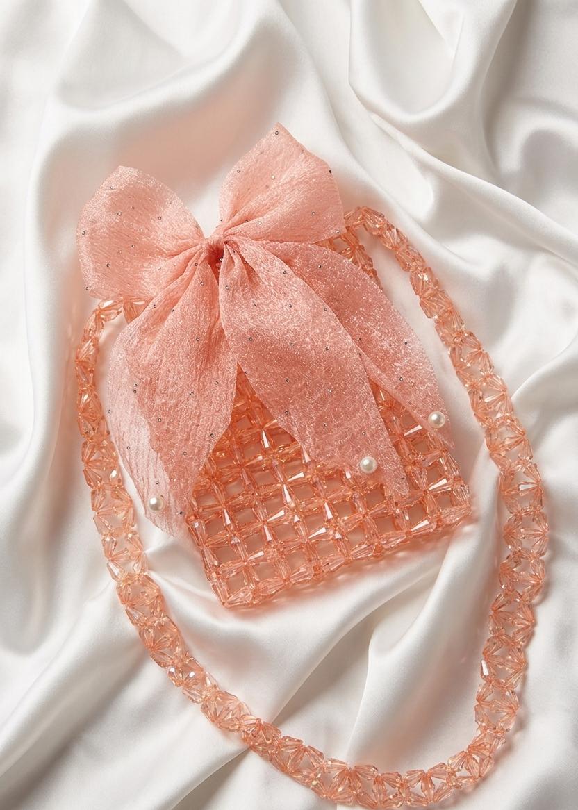 Floral Beaded Purse